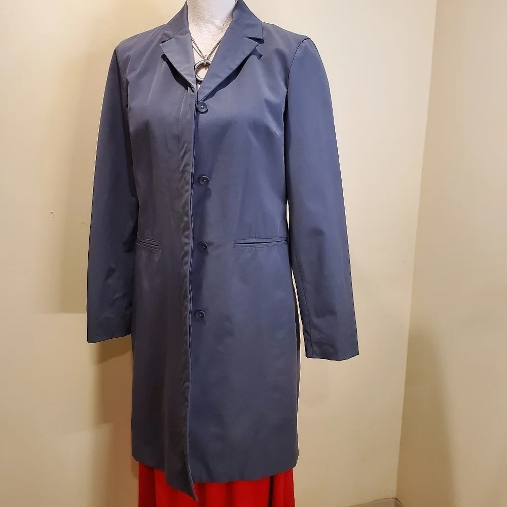 Gap gray long trench to gray coat size S